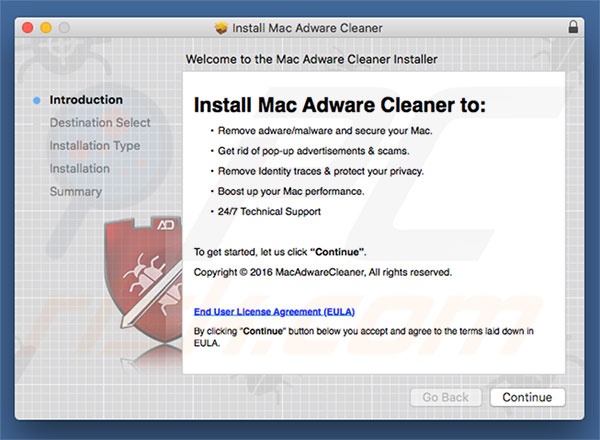 Delusive installer used to promote Mac Adware Cleaner
