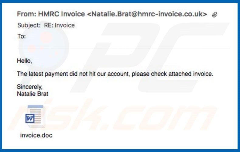 Invoice E-Mail-Virus