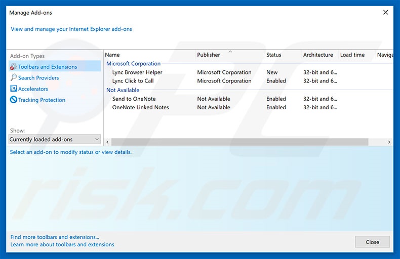 Removing Smart Application Controller ads from Internet Explorer step 2