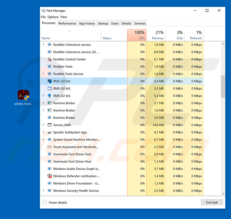 RMS Rat malware