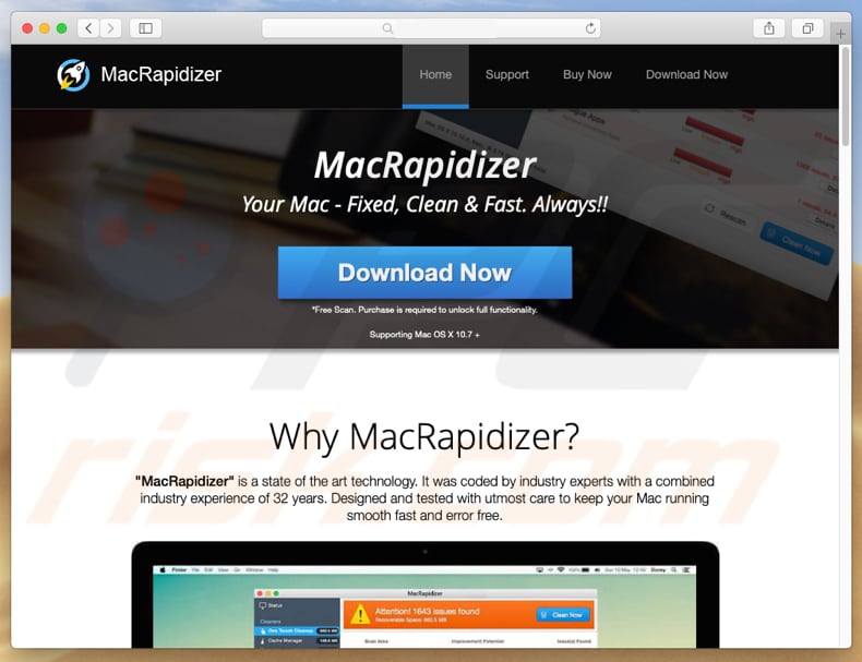 MacRapidizer scam