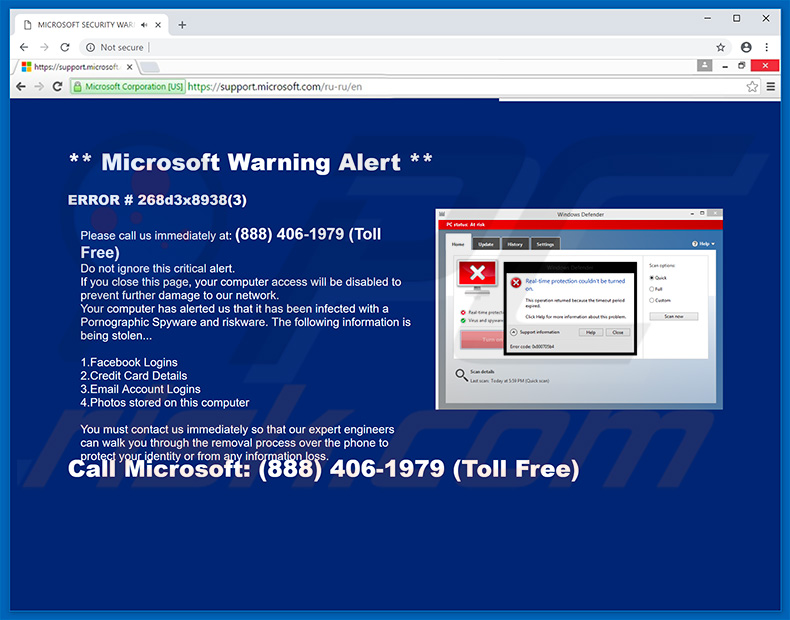 Microsoft Warnmeldung Betrug