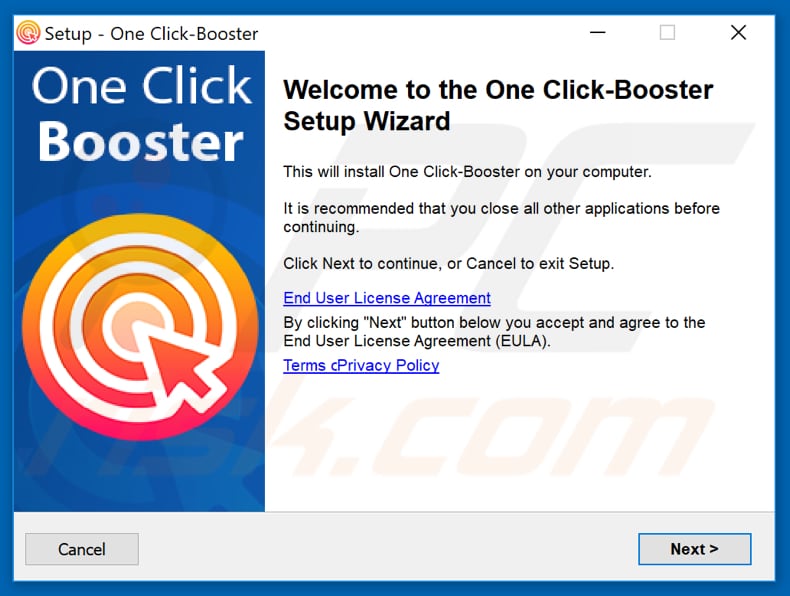 One Click Booster Installations-Setup