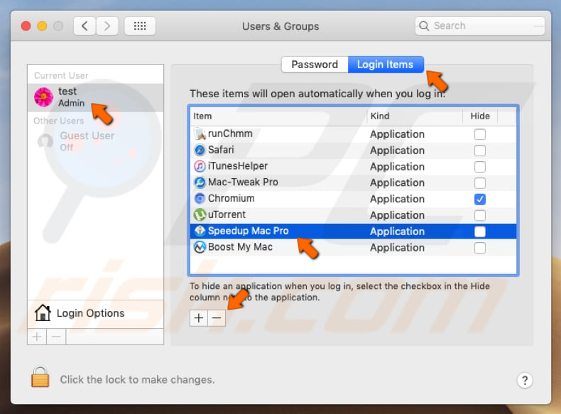 Speedup Mac Pro PUA system preferences