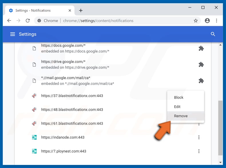 Pop-up Benachrichtigungen Google Chrome Internetbrowser deaktivieren