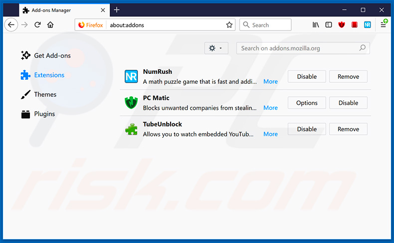 Removing pushmobilenews[.]com ads from Mozilla Firefox step 2