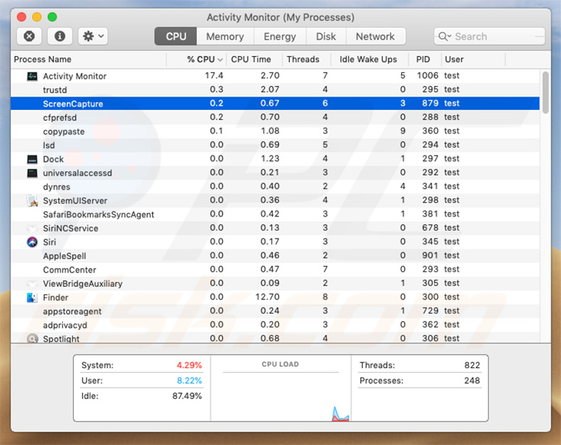 Removing ScreenCapture application step 3