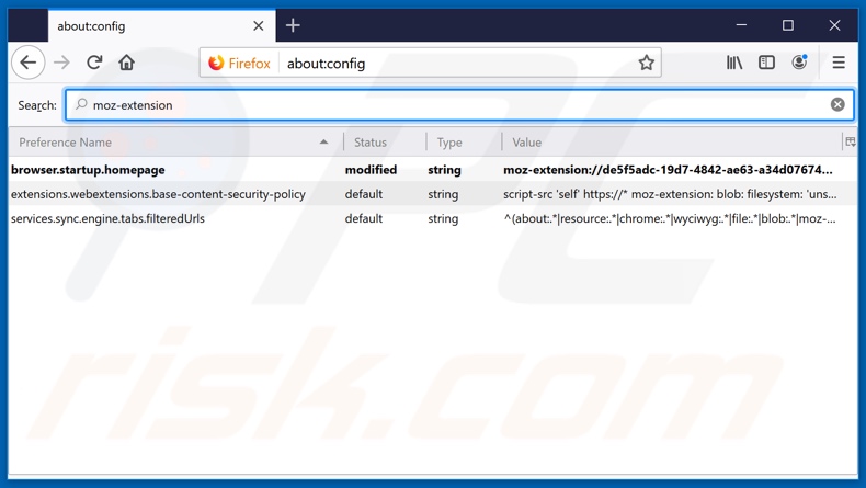 Removing hp.myway.com from Mozilla Firefox default search engine