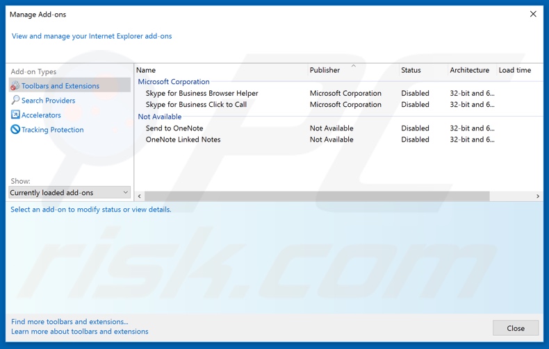 Removing pushpush[.]net ads from Internet Explorer step 2