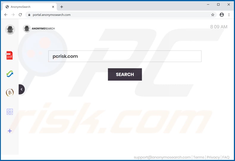 feed.anonymosearch.com browser hijacker