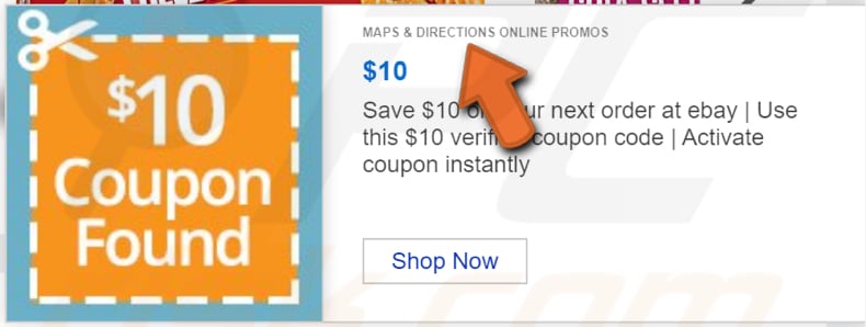 Maps & Directions Online Promos advertisement
