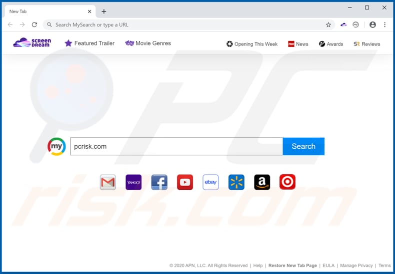 hp.mysearch.com browser hijacker