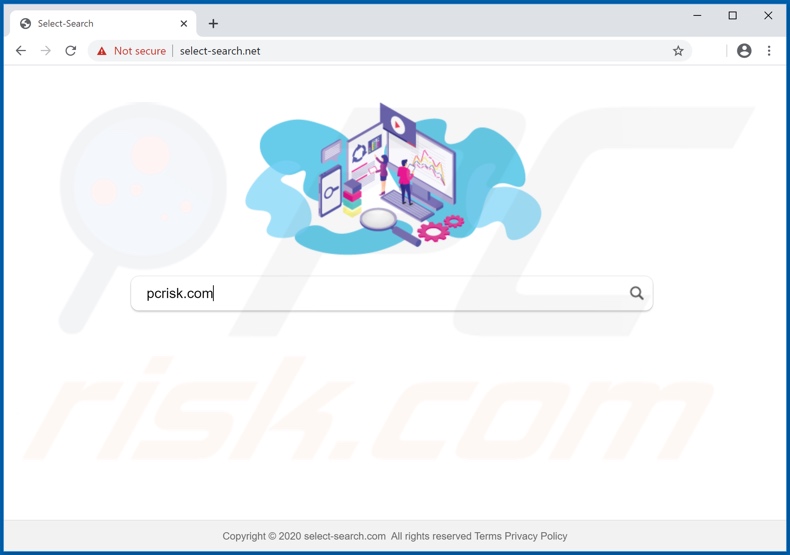 select-search.com browser hijacker