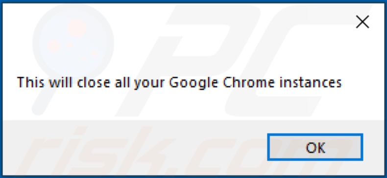 Pop-up after installation of select-search.com browser hijacker