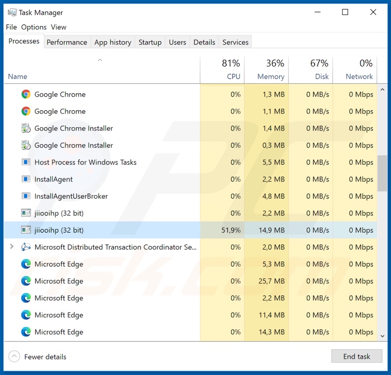 Sonbokli Trojaner Prozess im Task-Manager