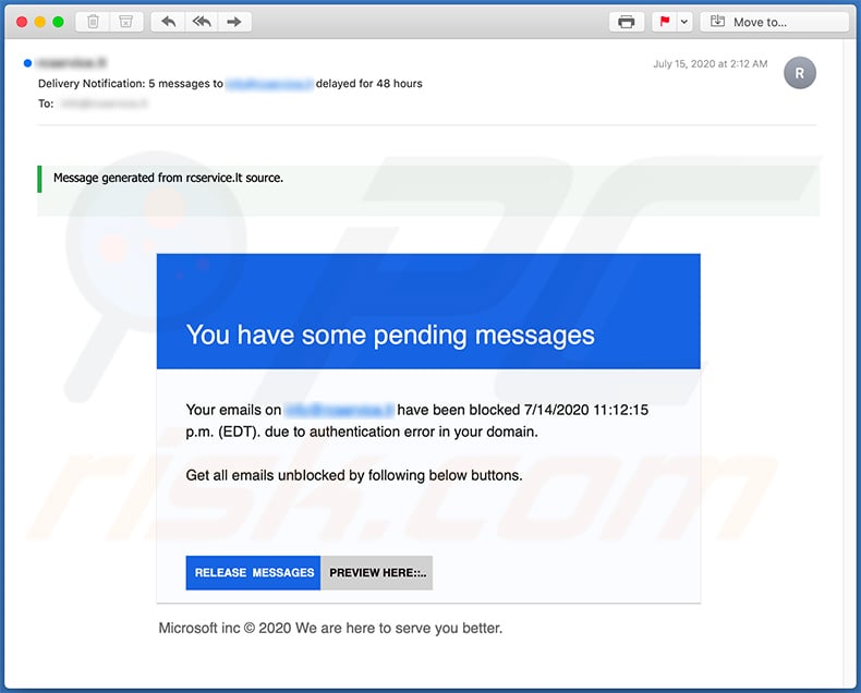 Spam-E-Mail phishing email credentials (2020-07-17)