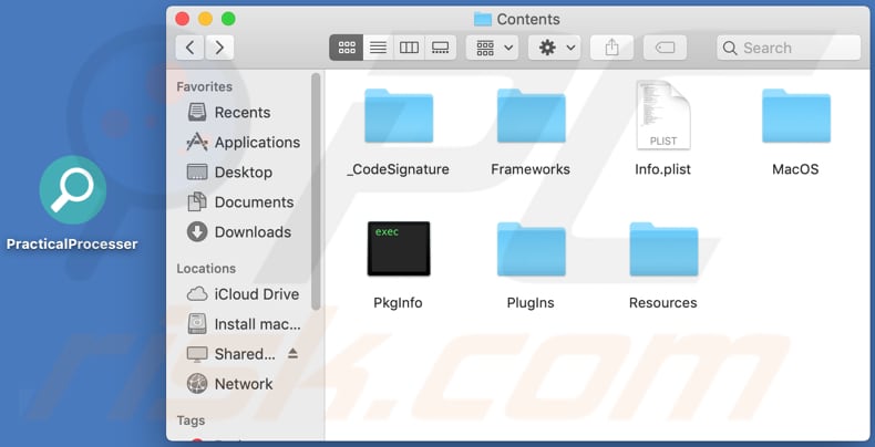 practicalprocesser adware contents folder