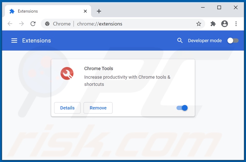 Chrome Tools Werbung Google Chrome entfernen Schritt 2