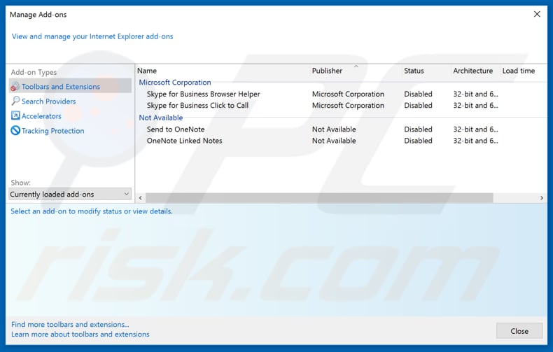 Removing find.defaultsearch.info related Internet Explorer extensions