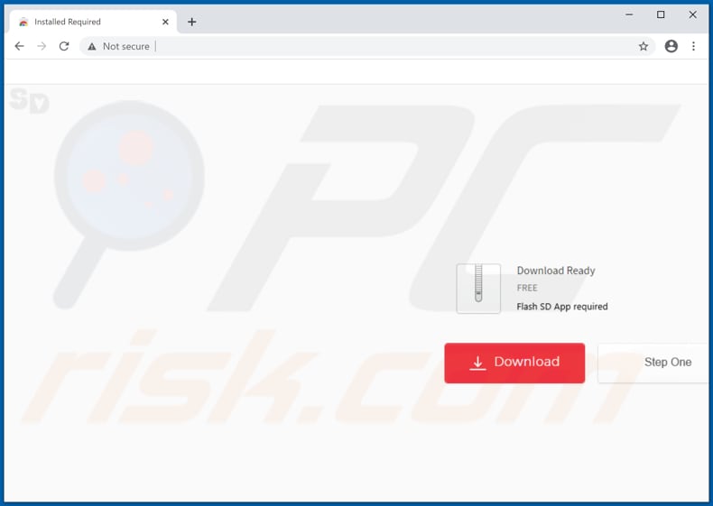 Website used to promote Pro Search browser hijacker