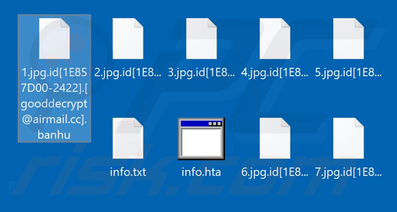 Von Banhu Ransomware verschlüsselte Dateien (.banhu Erweiterung)