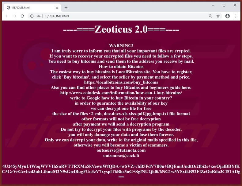 Zeoticus 2 README.html Datei