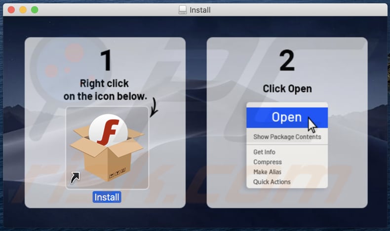 protocolport Adware Installation Schritt 1