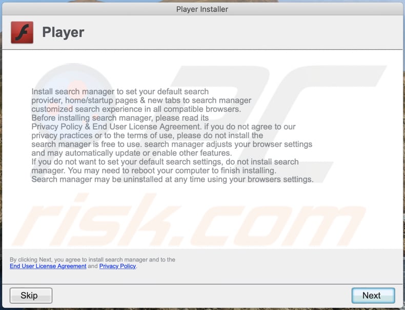 protocolport Adware Installation Schritt 2