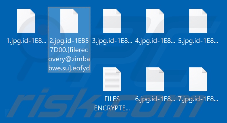 Von Eofyd Ransomware verschlüsselte Dateien (.eofyd Erweiterung)