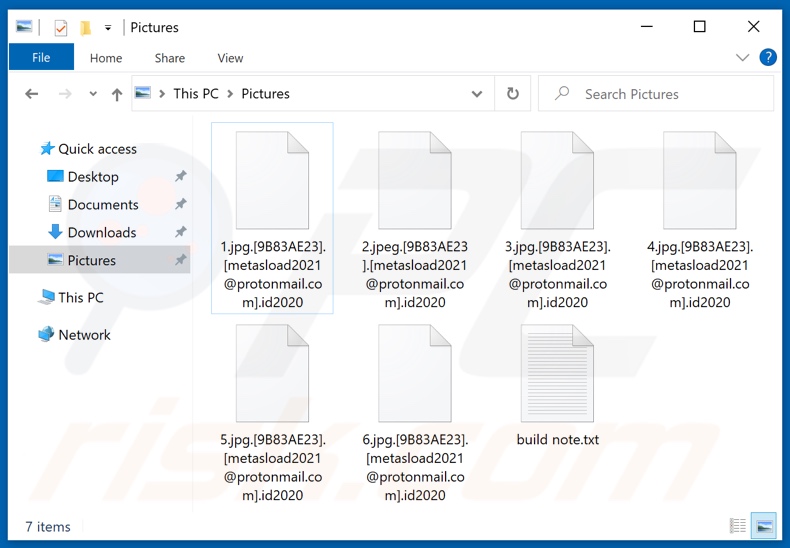 Von Id2020 Ransomware verschlüsselte Dateien (.id2020 Erweiterung)