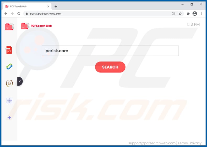 pdfsearchweb.com Browserentführer