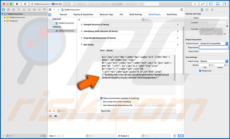 XcodeSpy Malware hat den EggShell Backdoor installiert
