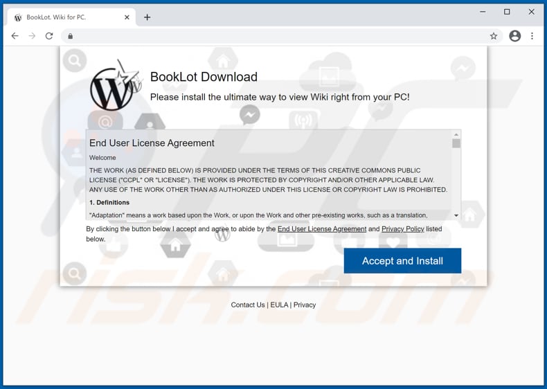 booklot Adware Förderer