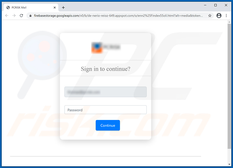 Phishing-Webseite gefördert über Spam-E-Mail mit dem Thema Ihre Mailbox ist voll (2021-04-27)