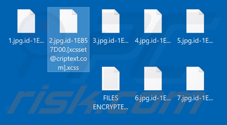 Von Xcss Ransomware verschlüsselte Dateien (.xcss Erweiterung)