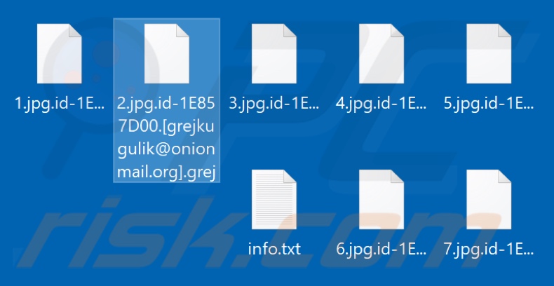 Von Grej Ransomware verschlüsselte Dateien (.grej Erweiterung)