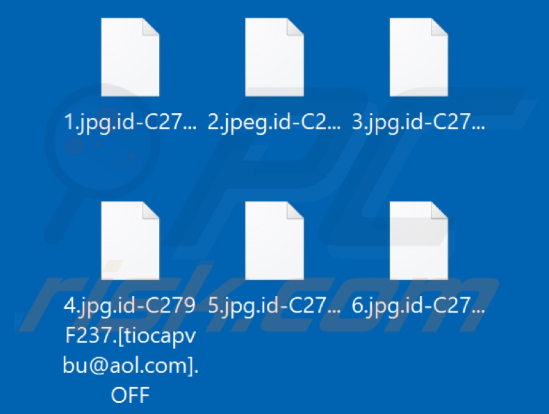 Von OFF Ransomware präsentierte Dateien (.OFF Erweiterung)