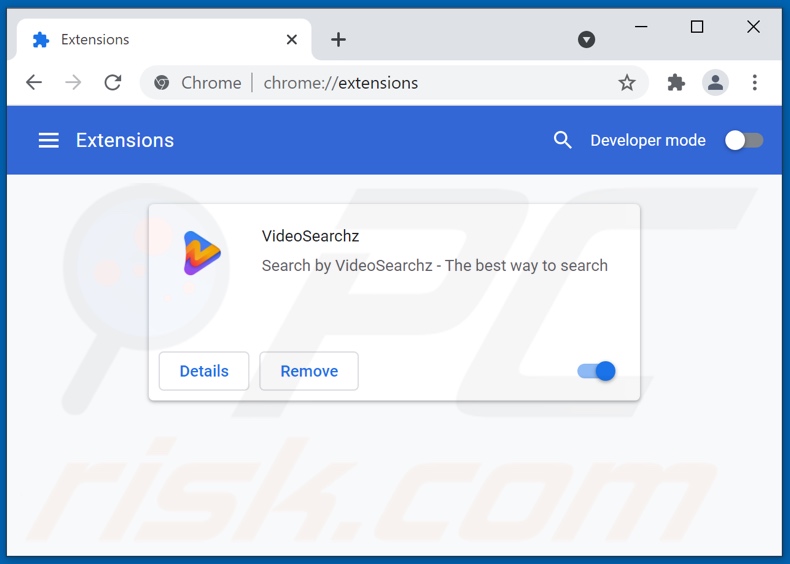 Mit video-searchz.com verwandte Google Chrome Erweiterungen