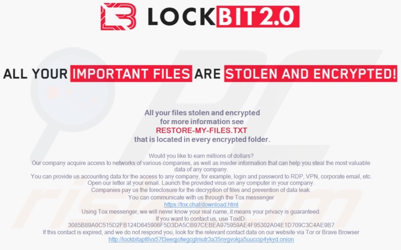 LockBit 2.0 Ransomware Hintergrund