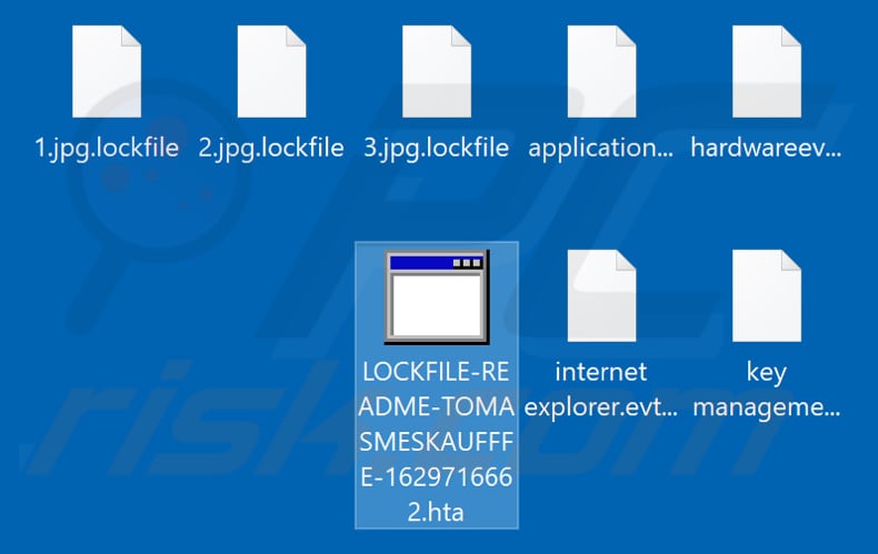 Von LockFile Ransomware verschlüsselte Datei (.lockfile Erweiterung)