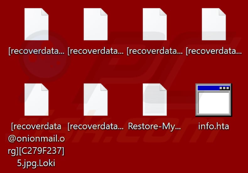 Von Loki Locker Ransomware verschlüsselte Dateien (.Loki Erweiterung)
