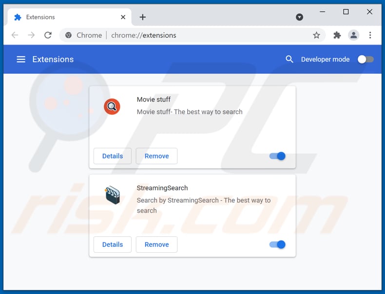 ourtopstories[.]com Werbung von Google Chrome entfernen Schritt 2