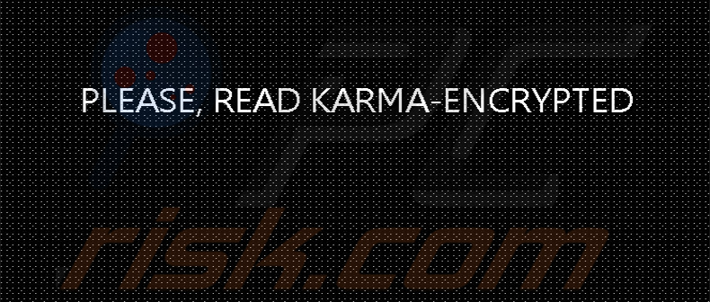 Karma Gruppe Ransomware Desktop Hintergrund