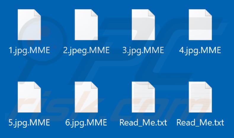 Von MME Ransomware verschlüsselte Dateien (.MME Erweiterung)