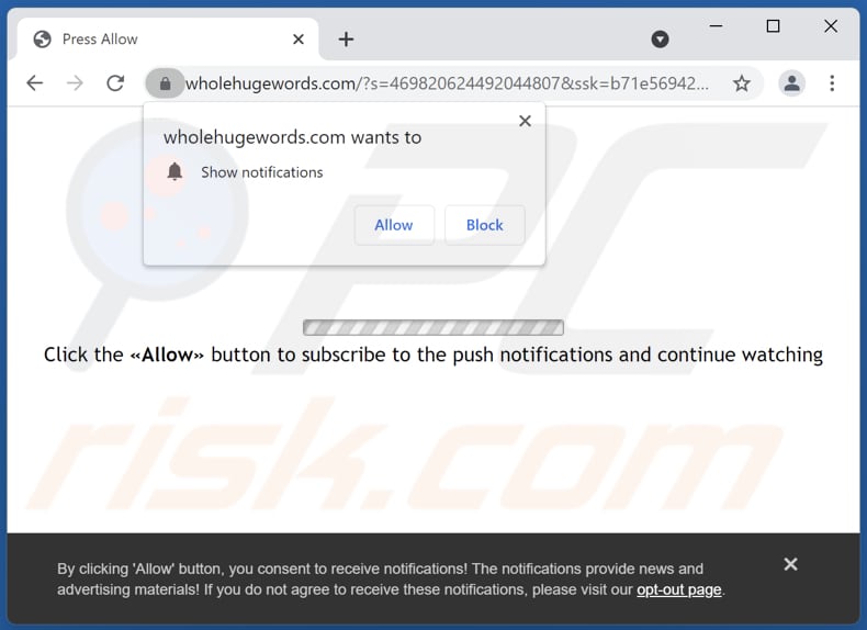 wholehugewords[.]com Pop-up Weiterleitungen