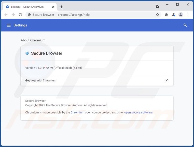 Secure Browser detaillierte Info