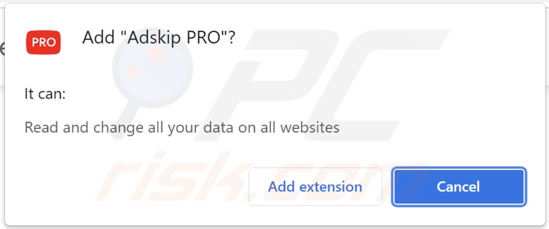 Adskip PRO Pop-up Weiterleitungen