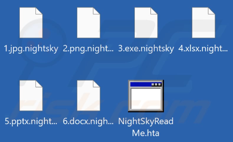 Vonb Night Sky Ransomware verschlüsselte Dateien (.nightsky Erweiterung)
