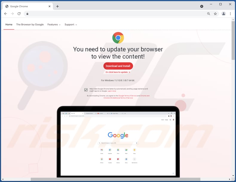 You need to update your browser to view the content scam Betrug