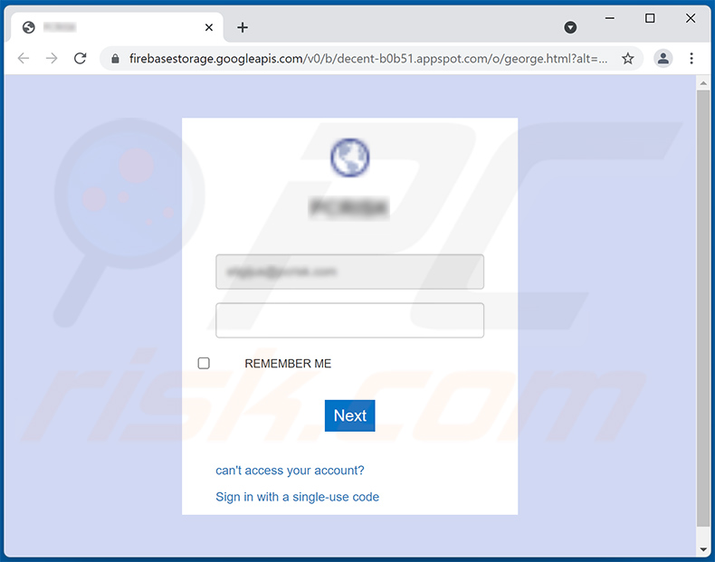 Phishing-Seite die über sie Spam-EMail your mailbox is almost full gefördert wird (2022-01-27)